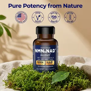 NAD+ Supplement for Anti-Aging and Cell Regeneration, NAD+NMN, 300 mg Niagen, 30 Servings | Supports Cellular Energy, Skin Care, Brain, and Muscles | Niacinamide Ribose (NR) 1 Capsule Daily | 1 Bottle + 1 Trial Pack support cellular energy extra s