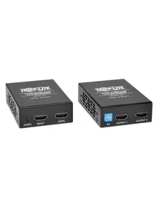 Tripp Lite TRL-B126-2A1 1x2 HDMI Over Cat5-Cat6 Extender Kit Box-Style TX-RX- 1080p at 60 Hz- Up to 200 ft.