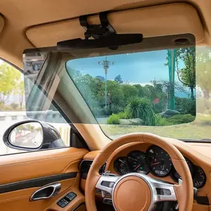 AutoShield Car Anti-Glare Visor Extender, Adjustable Universal-Fit Car Shade Front Windshield, Vehicle Accessory for Safer Day & Night Driving, Glare Reduction, Enhanced Visibility