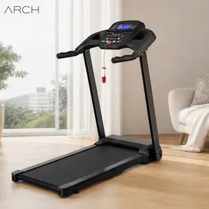 ARCH Foldable Electric Treadmill - 2.5HP Home Gym Running Walking Machine, 39.37"x15.35" Running Belt, 265 lbs Capacity, Steel Frame, Space-Saving Design, Multiple Color Options (Black/Pink/White)