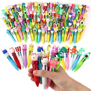 12/18/24/36pcs Multicolor Ballpoint Pens Set, Kawaii Style Mini Cute Pens, Bulk School Supplies, Birthday Party Favors, Xmas Gifts