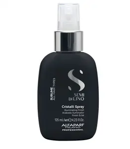 ALFAPARF Milano Semi Di Lino Cristalli Spray 125 ml Instant Illuminating Shine Lightweight Anti-Frizz Formula for All Hair Types