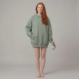 Unisex Comfort Cocoon Oversized Hoodie, Pet Hair Resistant, Easy Hair Cleanup Sweatshirt, Gift for Dog and Cat Owners, Heavyweight 380 GSM Lyocell Blend Zero Hardware Pullover