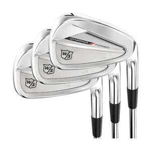 NEW Men's Wilson Dynapower Forged Iron Set - RH 5-PW, GW S Tour Lite 95