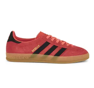 Adidas Gazelle Indoor Lucid Red Black SKU: JR6304 Sneaker Shoes Footwear Running Shoes Gym Shoes Mens Shoes Sneakers