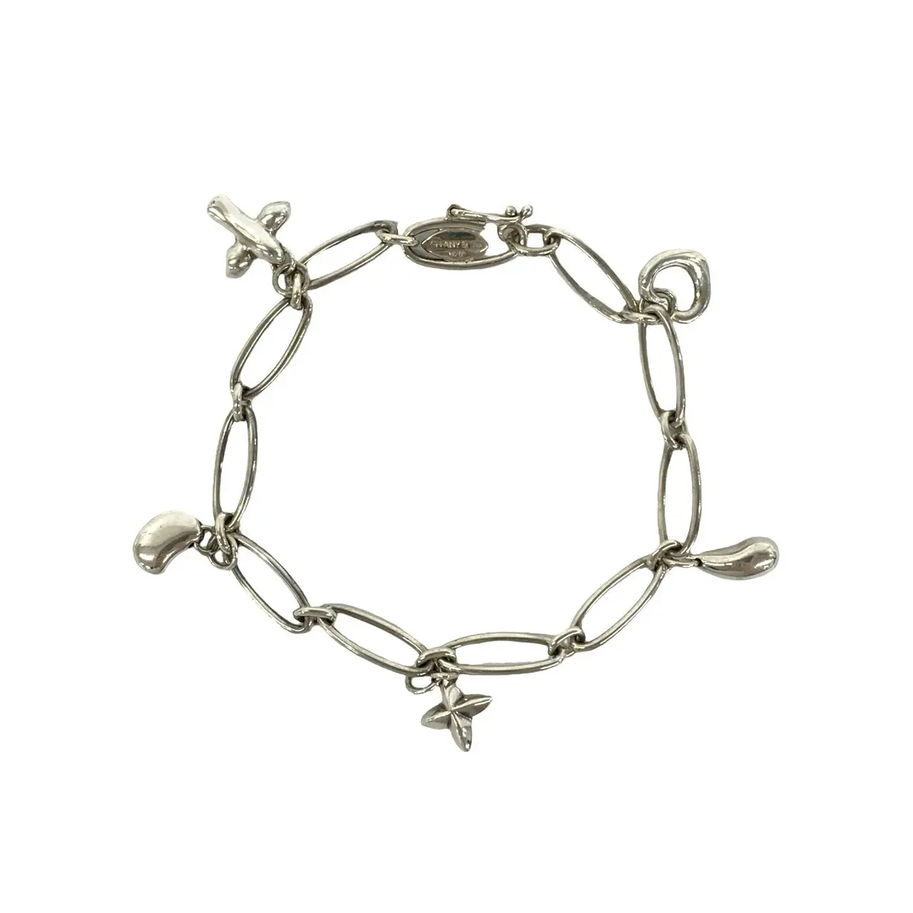 Pre-owned Tiffany & Co. Sterling Silver 925 (Ag925) Small Leather Goods Tiffany＆Co. Silver Bracelet