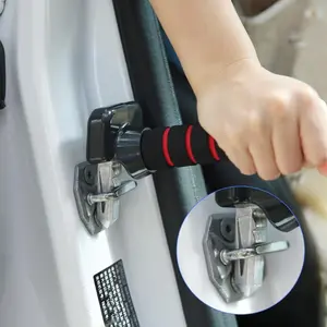 Car Door Assist Handle for Elderly & Handicapped ABS & Aluminum Emergency Tool with Comfort Grip Portable Vehicle Support Grab Bar