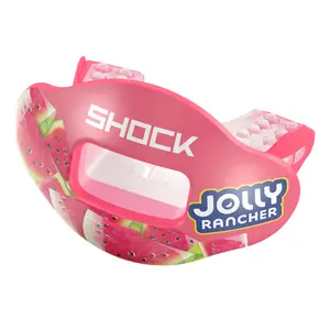 Shock Doctor Jolly Rancher Max AirFlow Football Mouthguard Watermelon Flavor