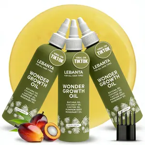 (3 Pack) Lebanta Batana Oil For Hair Growth - 100%Pure, Raw & Natural Blend With OrganicCastor, Pumpkin Seed, Coconut andRosemary Oil - Thicker, Stronger Hair ForMen & Women Scalp