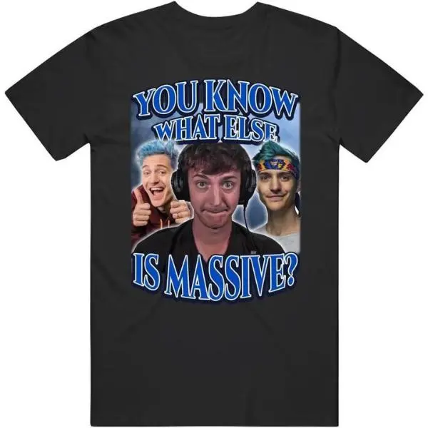 [100% Cotton] You Know What Else Is Massive Ninja Low Taper Fade Meme Funny Joke Gift T Shirt, Gift Ideas, For Man, For Woman Golf Gift T-Shirt For Men And Women