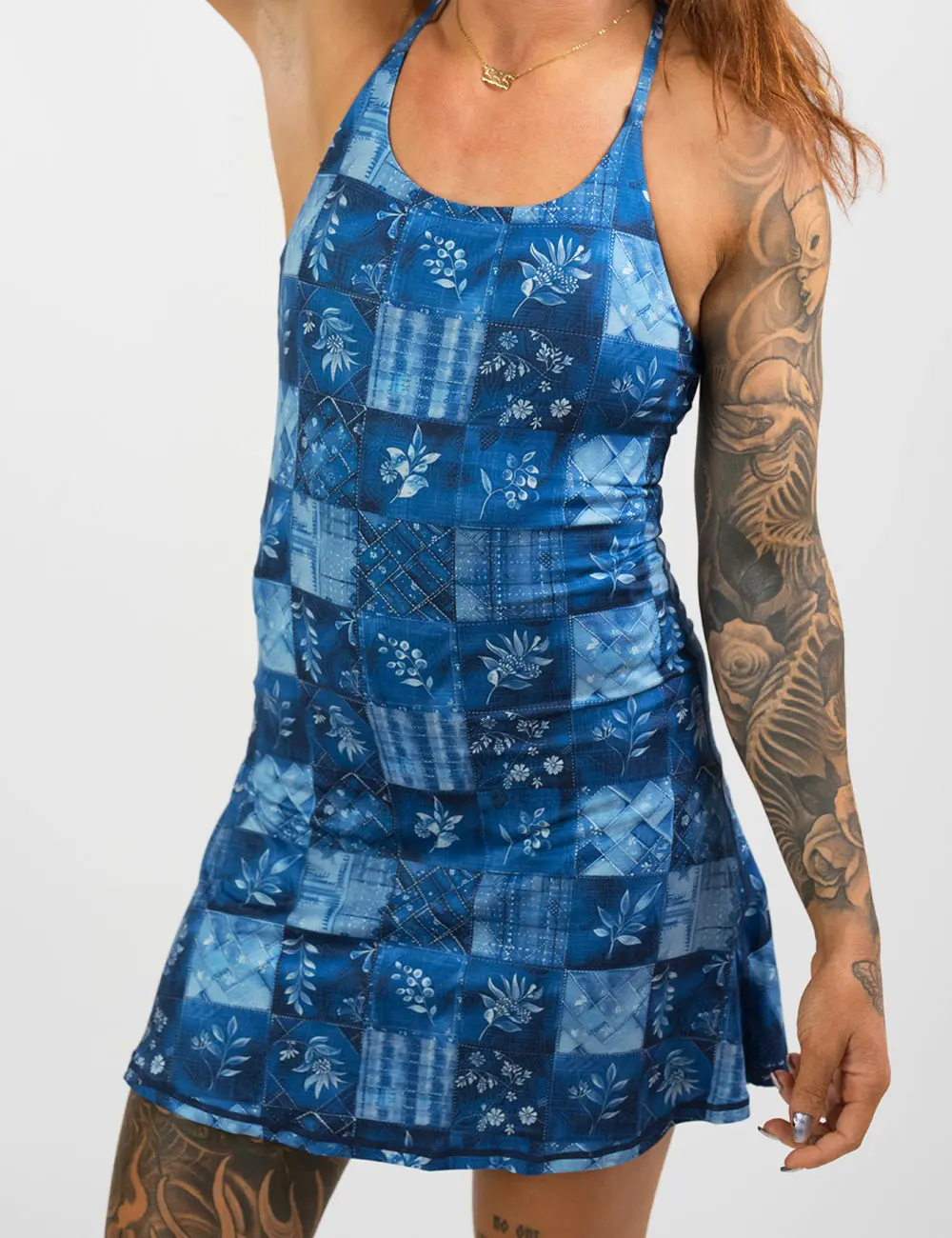 CVG Limitless Dress Patched Up Active Dress, Vintage, Patchwork