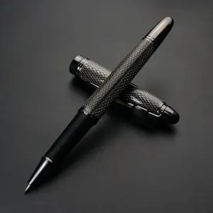 1 Piece Stainless Steel Ballpoint Pen, Smooth Nib Replaceable Pen, Business Elegant Signature Pen for School Office, Specialty Pen