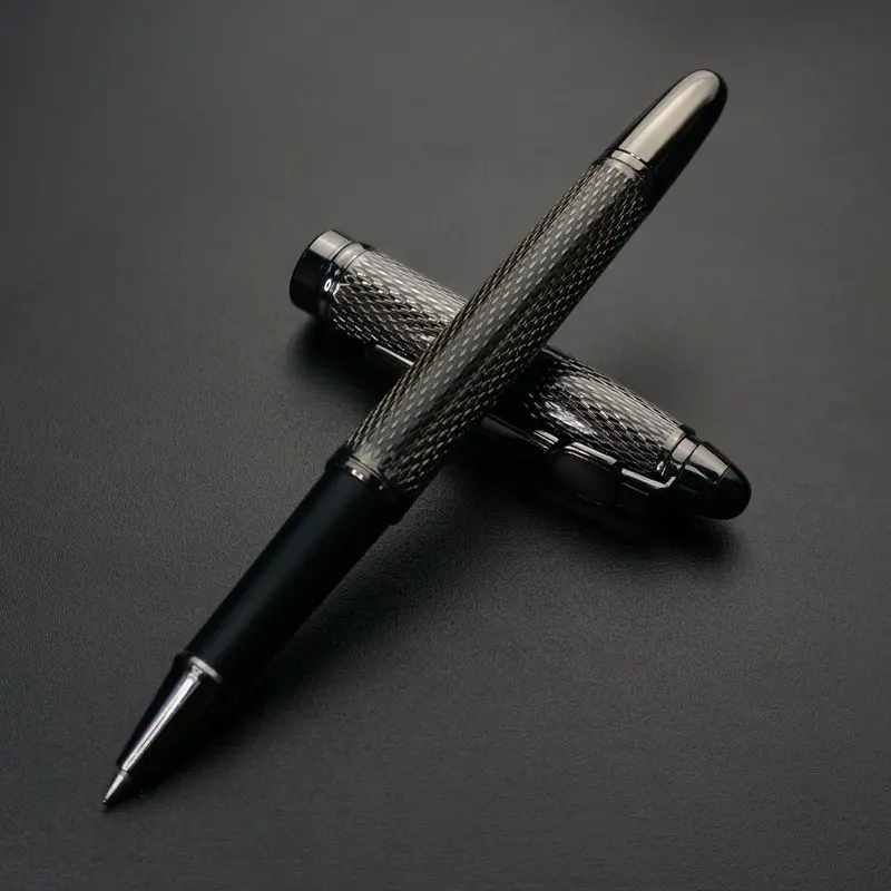 1 Piece Stainless Steel Ballpoint Pen, Smooth Nib Replaceable Pen, Business Elegant Signature Pen for School Office, Specialty Pen, Smooth Writing Pens, Elegant Student Pen, Office Writing Tool, Stationery Writing Tools