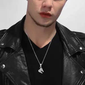 FaithHeart Dentist Jewelry Mini Cute Teeth Pendant Rolo Chain