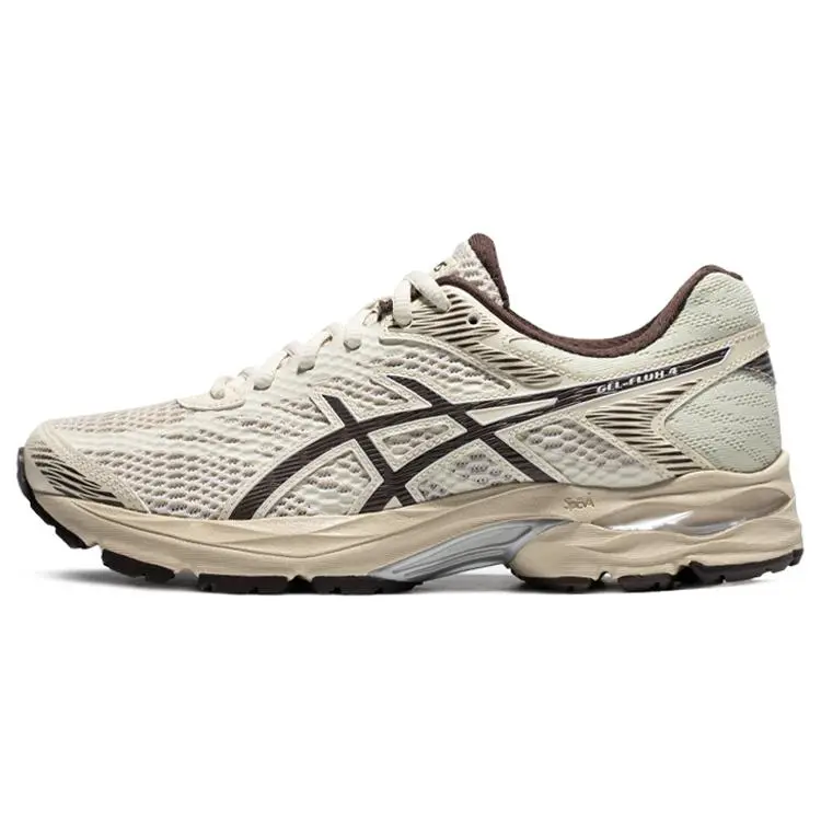 ASICS GEL Flux 4 Cream Brown Comfort Low Top Running Shoes Women's 1012A523-202