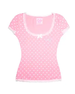 Strawberries and Cream Blair Scoop Neck Shirt