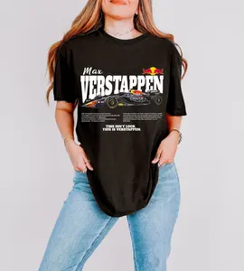 [Sale Up To 25%] Max Verstappen Racing Graphic Tee, Red Bull Driver Shirt, Vintage Motorsport Style Tee, Grand Prix Fan Apparel, Retro Racing Aesthetic Outfit