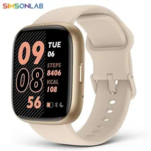 Smart Watch for Women Men, Sports Tracking Smartwatch, 1.83" HD Fitness Tracker, Wearable Pedometer, IP68 Waterproof 100+ Sport Mode Activity Tracker, iOS Android Compatible, Gift