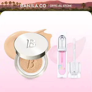 [NEW] BANILA CO Bounce Back Glam Duo | Covericious Ultimate Cover Cushion & Volume Lip Plumper | 100HR Full Coverage Cushion + Glassy Shine Volumizing Lip Plumper