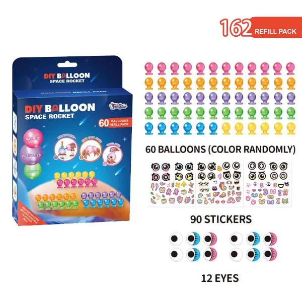 Magic Sticky Balloon Refill Pack, Slime & Squishy Toy Accessory, Compatible with Magic Sticky Balloons for Events or Play Sessions, Toys