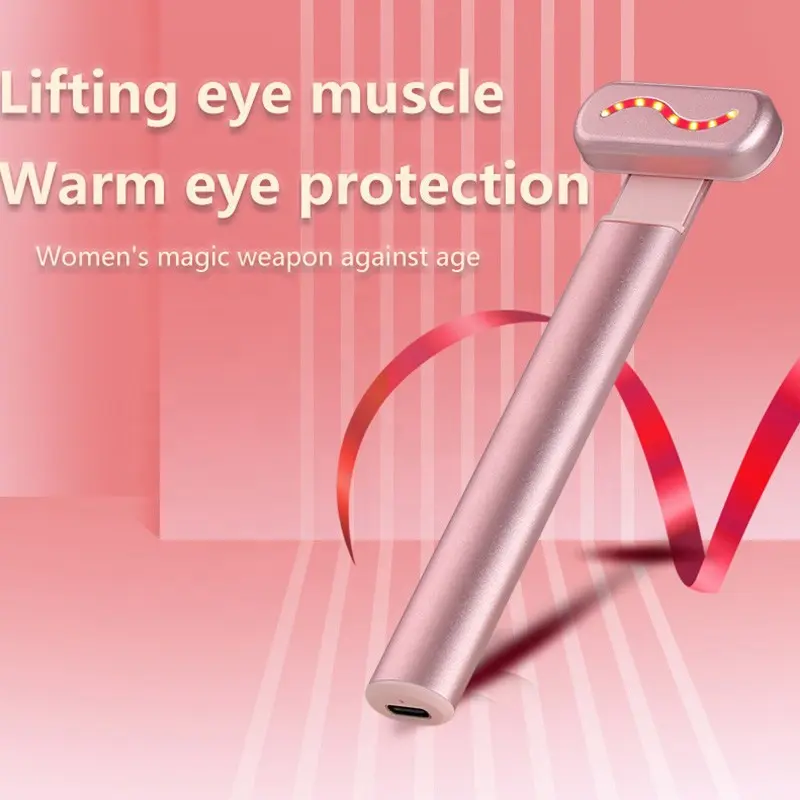 Portable Light Therapy Wand, 4-In-1 Microcurrent Face Device, Anti-Wrinkle, Chin Reduction, Home Medical Beauty Tool