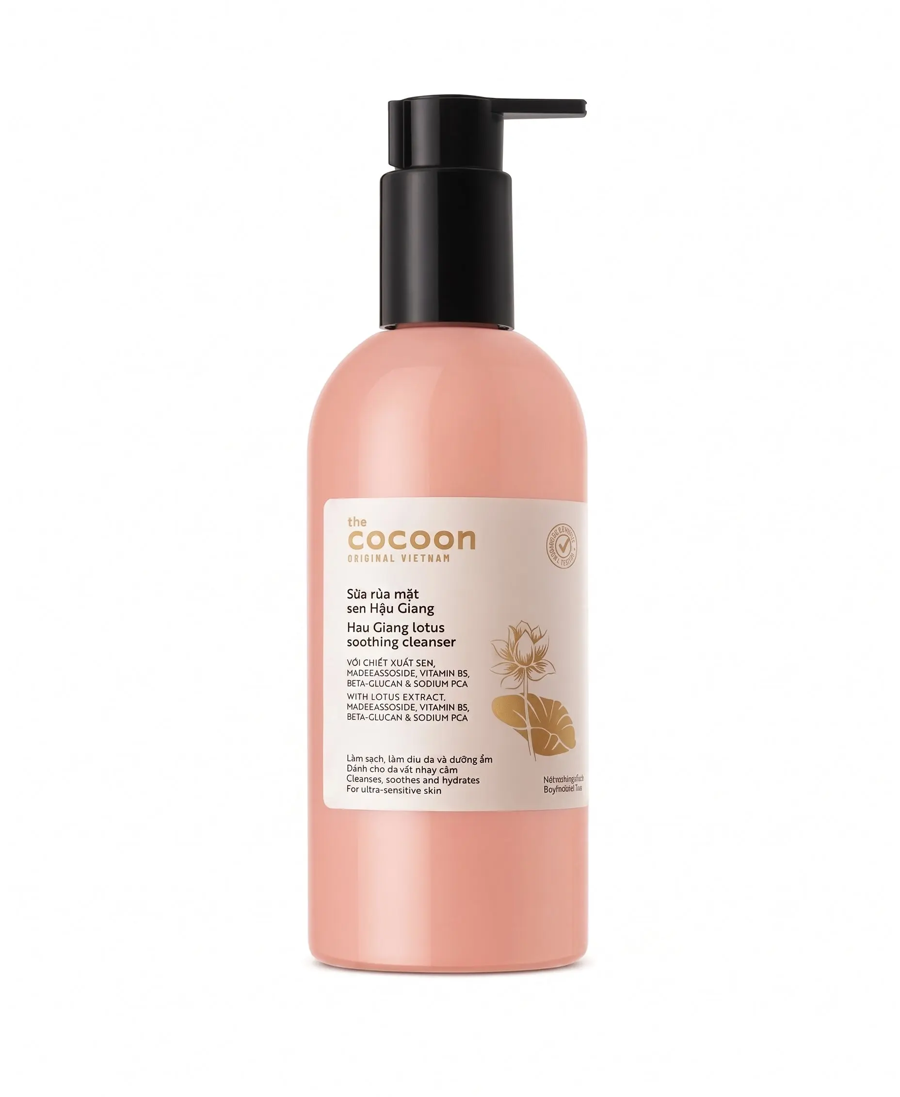 Cocoon Hau Giang Lotus Soothing Cleanser Rice Calming