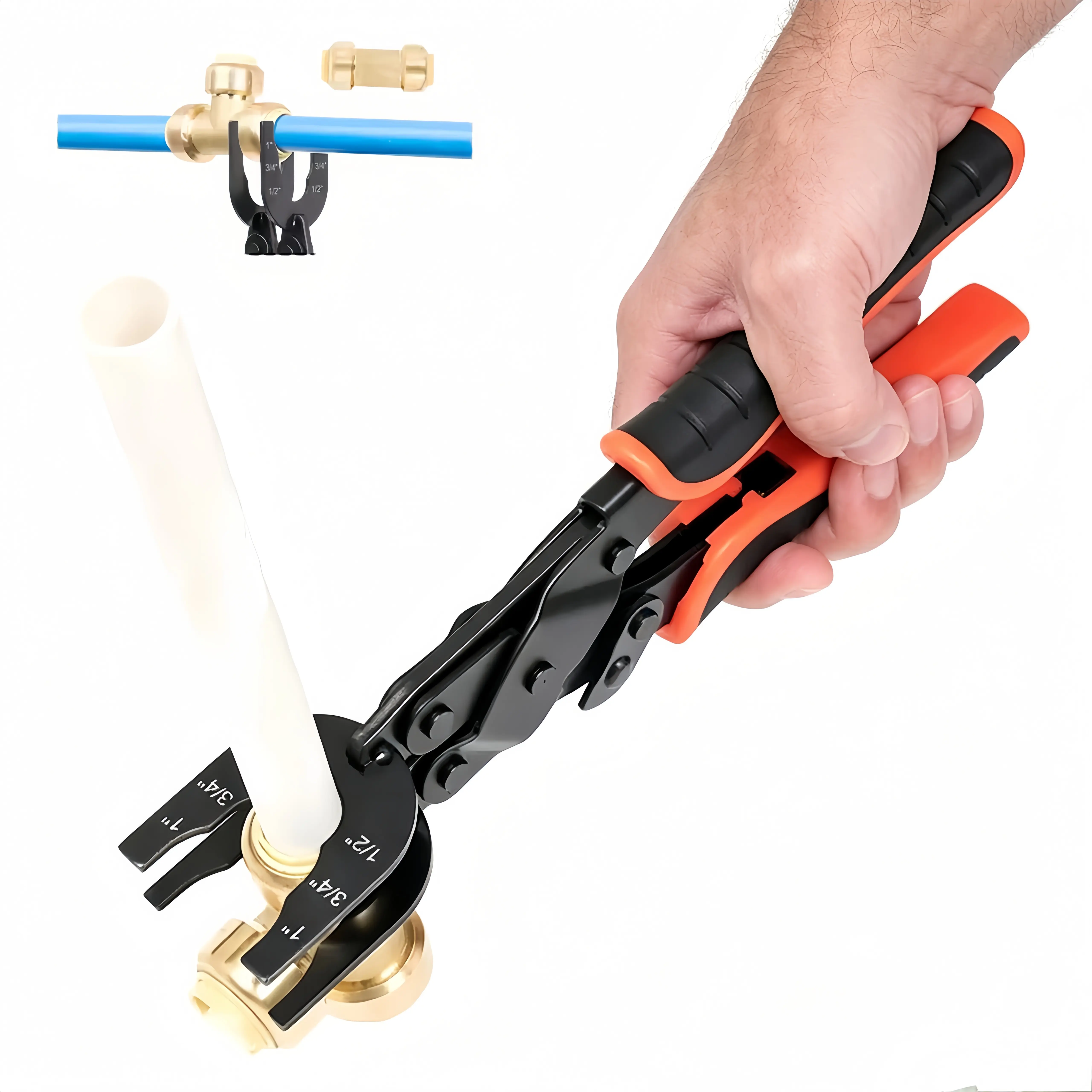 Push-Fit Disconnect Tool for 1/2" 3/4" 1" Push-to-Connect Fittings, PEX/Copper Pipes/CPVC Disconnection Tool,back to school,back to school haul