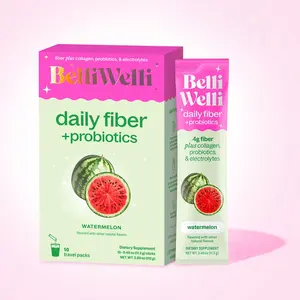BelliWelli On-The-Go-Packets - 10 count - Watermelon Fiber Collagen Health