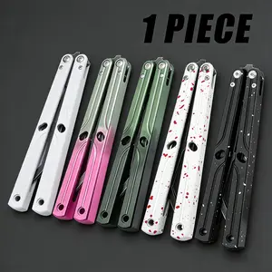 Butterfly Training Toy, Aluminum Handle, Non-Sharpening Blade, Beginner Safety Trainer, Flipper Toy, Ideal Gift for Kids & Beginners