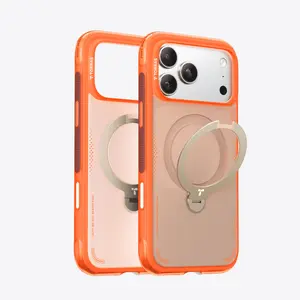 TORRAS Ostand Q3 Air for iPhone 17/16/15 Pro Max Case with 360 Magnetic Stand, Fit for MagSafe, 4M Drop Tested, Camera Control Button, Shockproof Phone Case Cellphone Protective