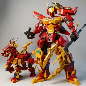 485pcs Superhero Luffy Mecha God Buildable Model Kit, DIY Building Toy for Boys & Kids, Creative Gift for Christmas Halloween Birthday, Building Block Sets