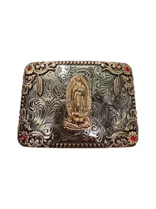 Western Style Saint Mary Buckle Hebilla Vaquera La Virgen