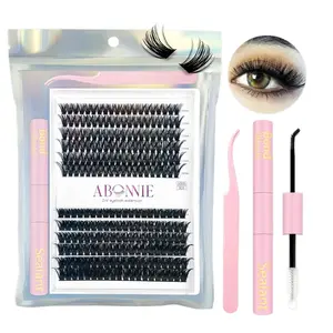Premium Lash Cluster Kit - Perfect for Natural-Looking Eyelashes - Makeup Lash Extensions