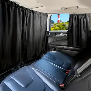 4-piece car privacy curtain set, including rear seat and side curtains - made of heavy-duty Oxford fabric, specially designed for rear seats and side Windows to enhance privacy protection Car Window Shades