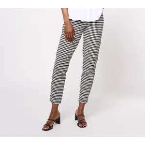 Susan Graver Weekend Regular Premium Stretch Ava Slim Ankle Pants