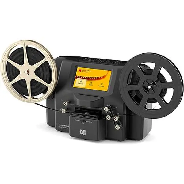 HP Kodak REELS 8mm & Super 8 Film Scanner & Converter with 5” Screen