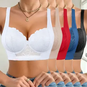 【DealsForYouDays】Mimilemon 3PC Sexy Lace Brapush up bras for women Lingerie Anti-Sagging Comfortable Bra for Daily Wear or Special Occasions Seamless Design Supportive Womenswear Style Everyday SummerWins