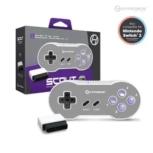 Hyperkin "Scout" Premium Bluetooth Controller for Super NES/PC/Mac/Android (Includes Wireless Adapter)