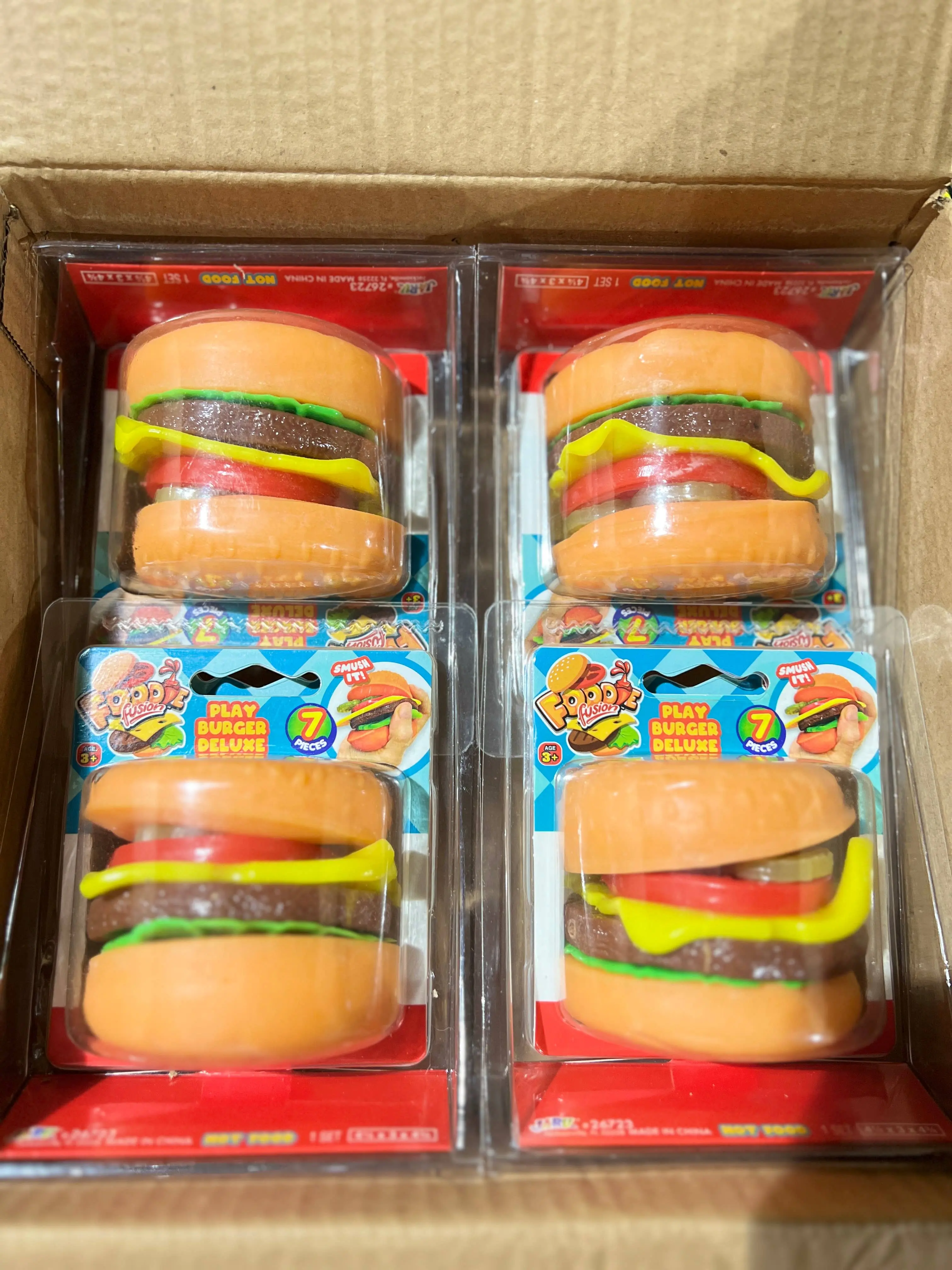 Squishy Deluxe Hamburger Toy rise fidget
