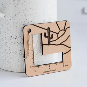 Knitting 2-inch Swatch Gauge - Desert