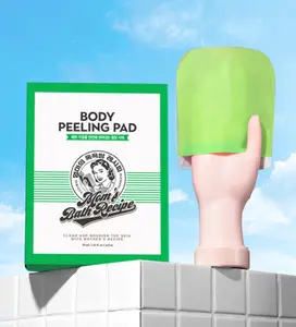 3 PCS Body Peeling Pad - Self-Foaming Exfoliating Towel. Travel & Gym ready. Hydrates & soothes with Honey & Yogurt. Mom's Bath Recipe.
