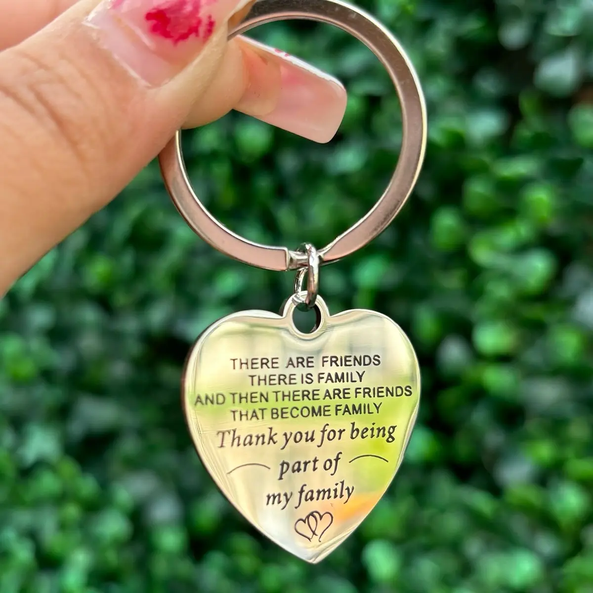 Thank You For Being Part of My Family Keychain - Perfect gift for Bestfriend perfect gift beaded keychains motel keychain decorative key fun keychains Drive Safe