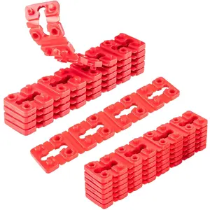 Outlet Spacers for Electrical Box, 48/100 PCS Spacers for Box Extender Kit, Plastic Wall Plate Spacer, Tile Backsplash Shims for Loose Outlet/Switch Repair (Stackable)