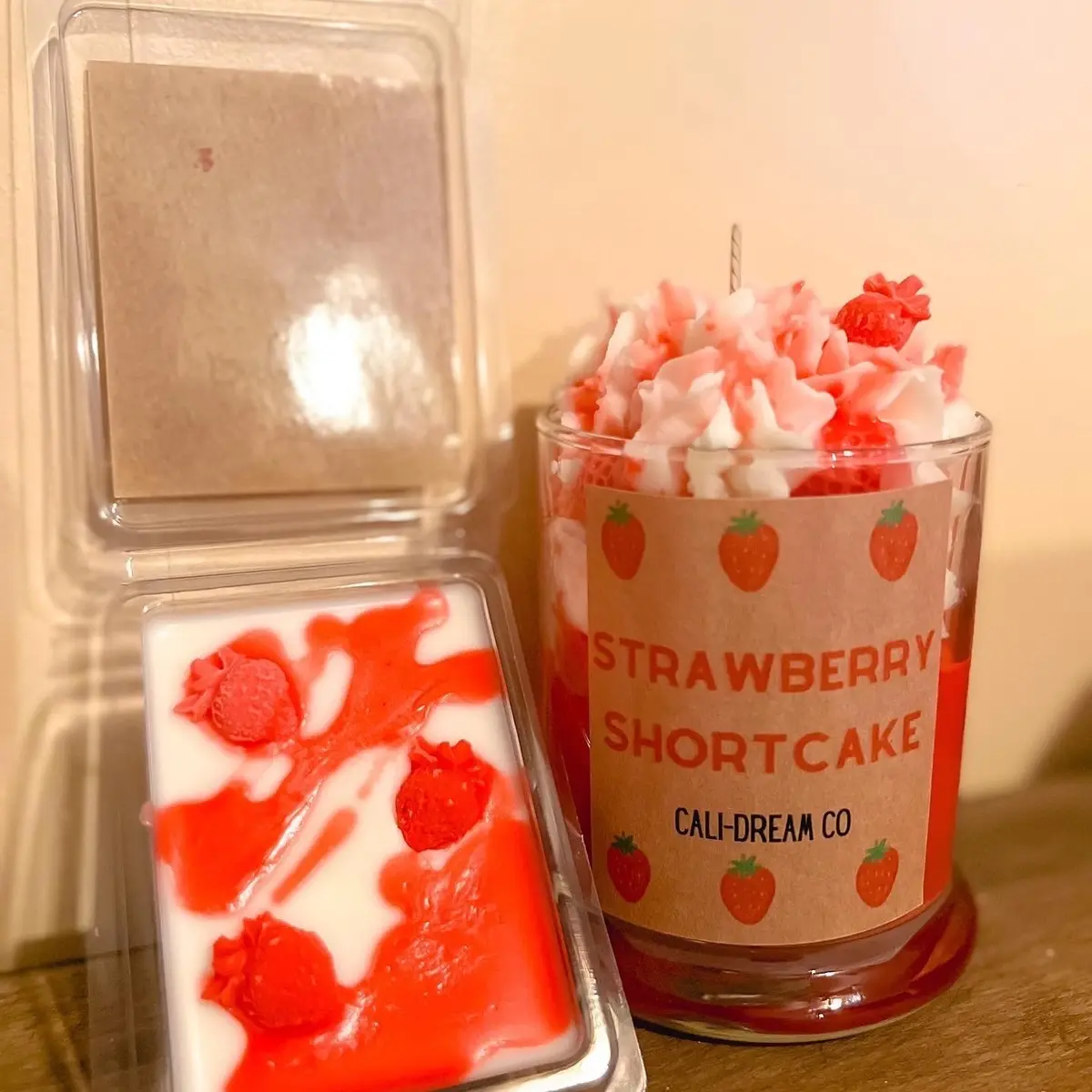 Strawberry Shortcake Whipped Candle Strawberry Shortcake Whipped Candle