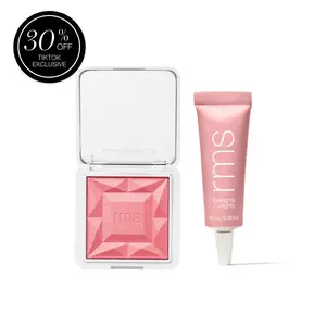 Pretty In Pink 2-Piece Makeup Set - Eyeshadow, Blush, Flawless Lip Cheek Tint