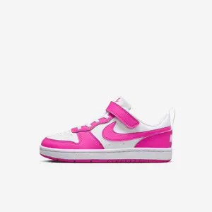 Nike Court Borough MAGENTA FUSCHIA Low Recraft (TD, PS, and GS)