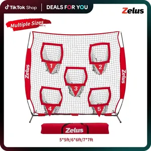 【SpringStatements】ZELUS Football Kicking Net – Quarterback Training Equipment with 5 Target Pockets for Passing Accuracy. Perfect for All Seasons, Family Sports, Lawn Games, Outdoor Fun & Gift Ideas.