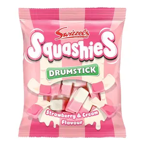 Swizzels Squashies Strawberry Cream 120G Swizzels Squashies Strawberry Cream 120G