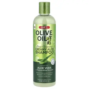 ORS Olive Oil™, Deep Cleansing Creamy Aloe Shampoo™, 12.5 fl oz (370 ml)