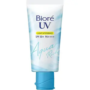 Biore Aqua Rich Light Up Essence Sunscreen SPF50+ PA++++ 70g Facial Hydrating Skincare Uv